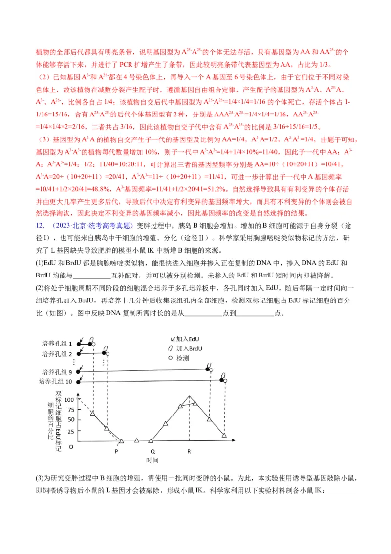 专题21基因工程-五年（2019-2023）高考生物真题分项汇编（全国通用）（解析版）_赠送：2008-2024全套高考真题_高考生物真题_送高考生物五年真题(2019-2023)分项汇编（全国通用）