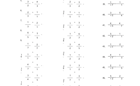 分数除法第81~100篇（初级）_编码0121-6年级数学口算计算_口算题（适合6年级）(1)_分数-除法（200篇）_（分数）除法初级（100篇）