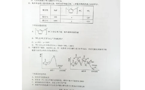 2024届安徽省马鞍山市高三教学质量监测（三模）模化学试题+答案(1)_2024年4月_024月合集_2024届安徽省马鞍山市高三下学期三模