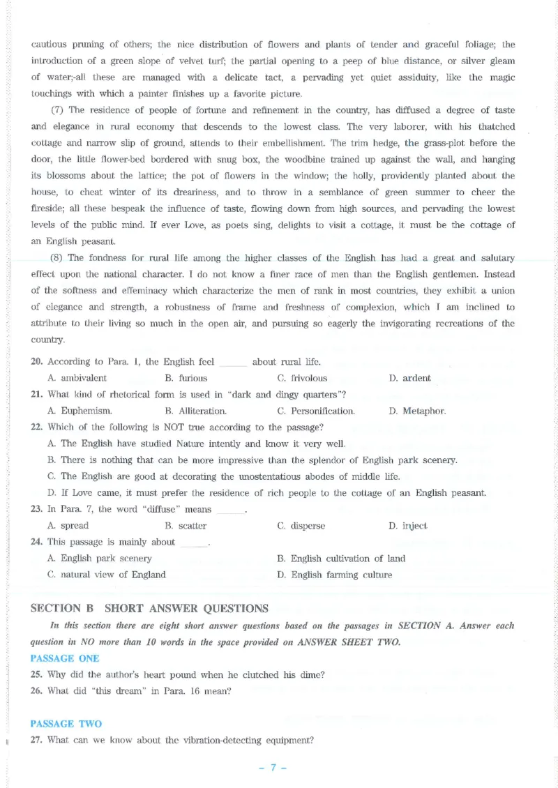 Modeltest6​_2025专四专八真题及备考资料_2009-2024专八真题+备考资料_24专八预测押题卷_专八押题卷7套_第6套预测+解析+听力