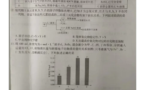 高三10月月考化学试卷_2023年10月_01每日更新_9号_2024届江西省稳派联考高三上学期10月统一调研测试_江西省稳派联考2024届高三上学期10月统一调研测试化学_高三10月月考试卷