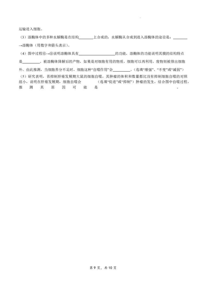 江苏省扬州市2023-2024学年高三上学期期初模拟考试生物(1)_2023年8月_028月合集_2024届江苏省扬州市高三上学期期初考试模拟