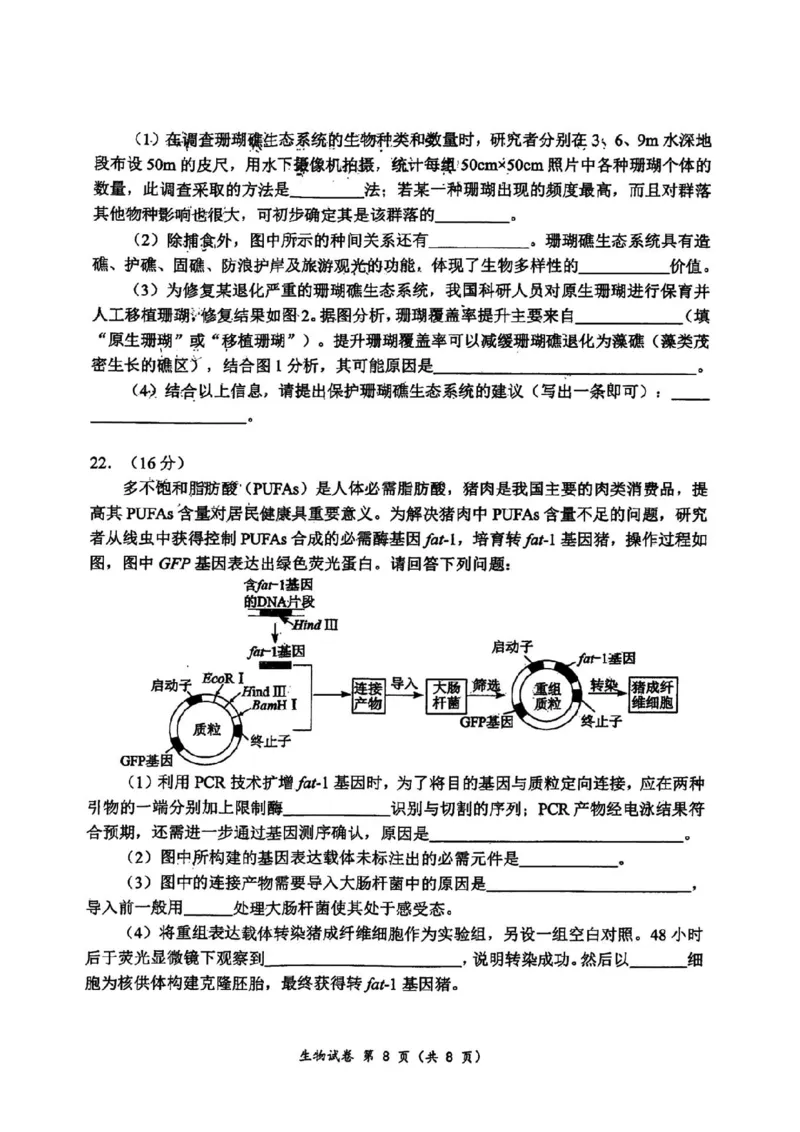 生物(1)_2023年10月_0210月合集_2024届湖北省腾云联盟上学期高三年级十月联考_湖北省腾云联盟2024届上学期高三年级十月联考生物
