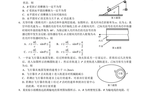 2024届江苏省决胜新高考高三下学期4月大联考物理试题（含答案）(1)_2024年4月_024月合集_2024届江苏省决胜新高考高三下学期4月大联考