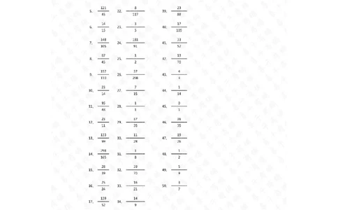 分数加减混合第61-80篇（高级）答案_编码0121-6年级数学口算计算_口算题（适合5年级）_分数-加减混合（280篇）_（分数）加减混合高级2～（80篇）
