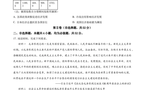 辽宁省葫芦岛市2024届高三下学期第二次模拟考试历史Word版含解析(1)_2024年6月(1)_026月合集_2024届辽宁省葫芦岛市高三下学期第二次模拟考试