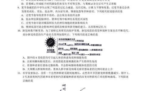 2023届河北省衡水中学高三下学期一调考试丨生物_2024年2月_01每日更新_14号_2023届河北省衡水中学高三下学期一调考试3月_2023届河北省衡水中学高三下学期一调考试3月生物