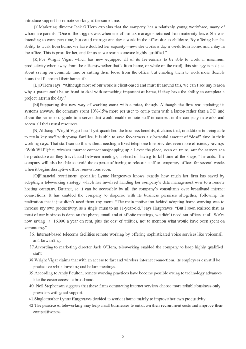 六级通关模拟卷第四套_英语四六级整合_英语四六级真题版本一此版本可作为补充_大学英语CET6_X0_03-六级模拟题_六级模拟题1-5套（赠送）_六级通关模拟卷（4）