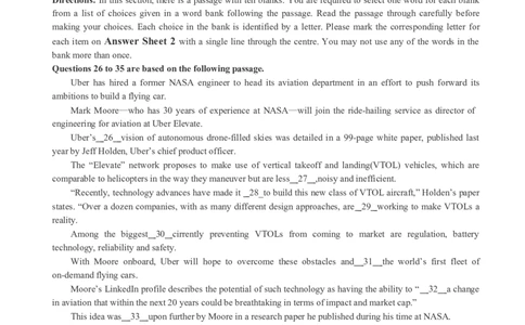 六级通关模拟卷第四套_英语四六级整合_英语四六级真题版本一此版本可作为补充_大学英语CET6_X0_03-六级模拟题_六级模拟题1-5套（赠送）_六级通关模拟卷（4）