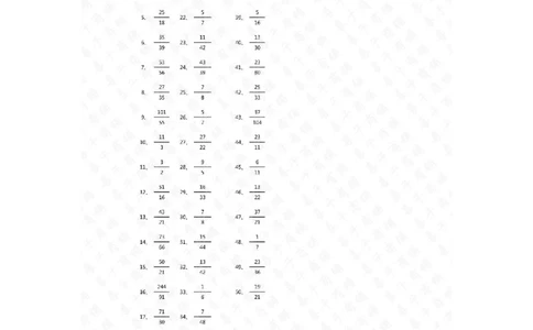 分数加减混合第21-40篇（高级）答案_编码0121-6年级数学口算计算_口算题（适合5年级）_分数-加减混合（280篇）_（分数）加减混合高级2～（80篇）