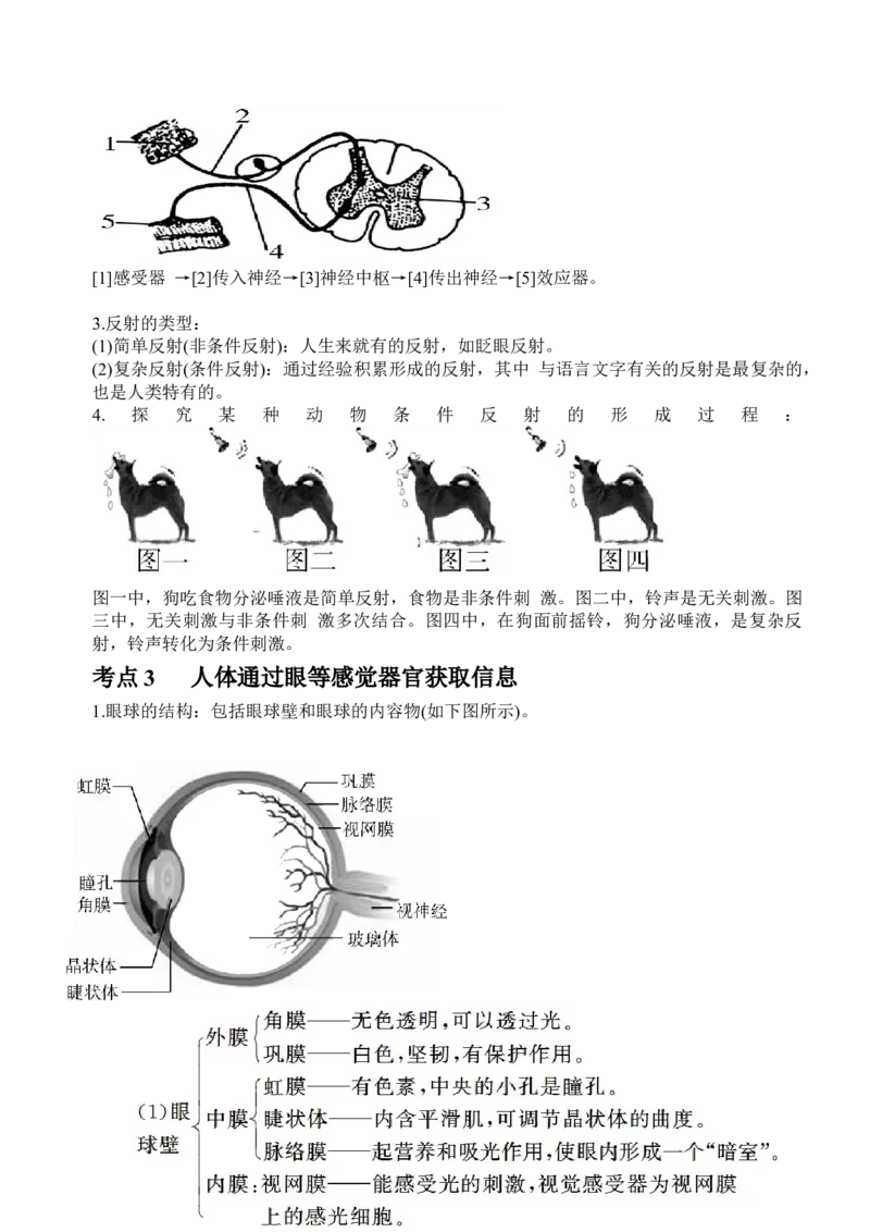 2018年中考生物知识点总结_赠送小初高学霸笔记等_小初高知识点_小初高知识点_中考生物知识点