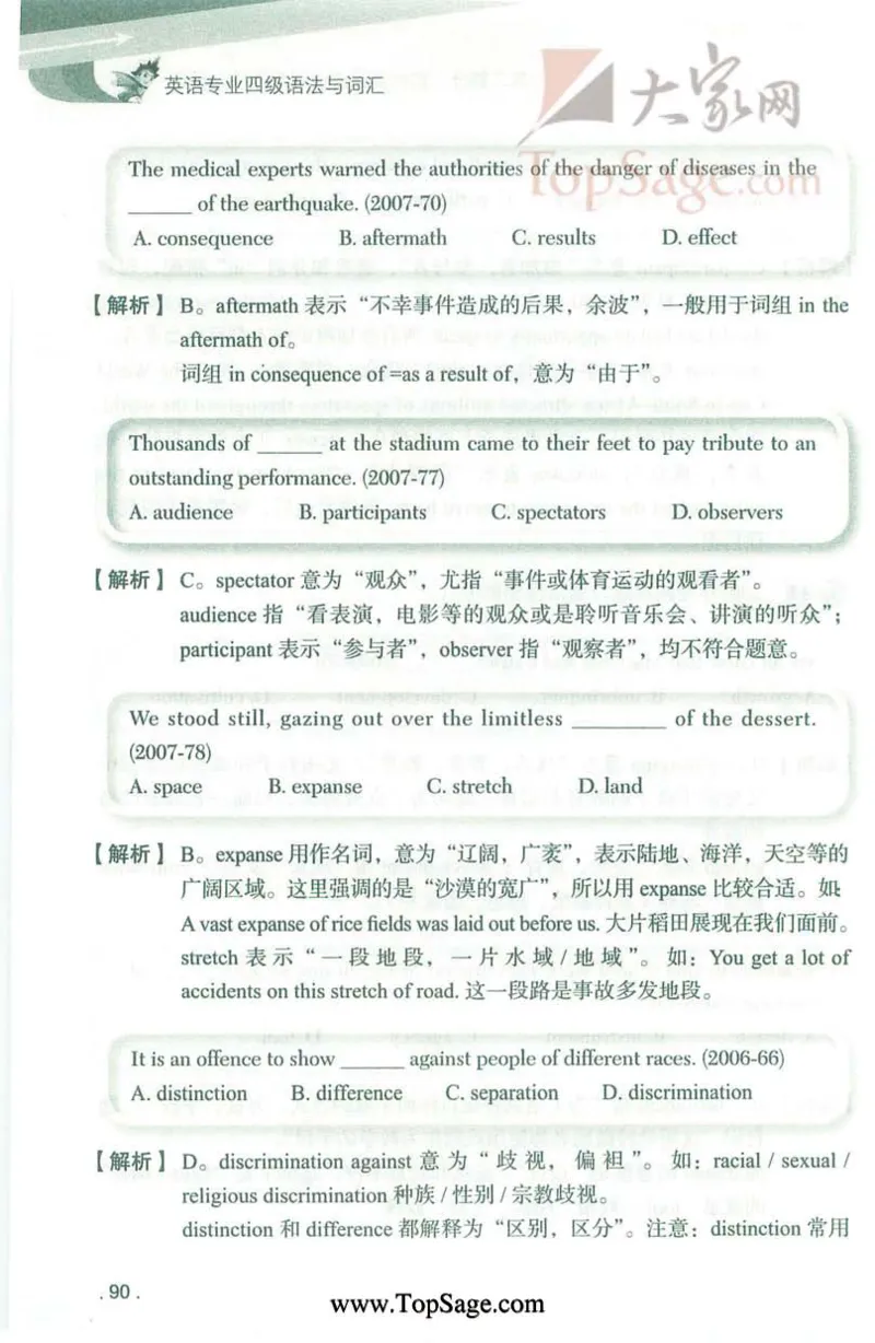 冲击波专业4级语法与词汇_2025专四专八真题及备考资料_2009-2024专四真题+备考资料_2024专四备考资料合辑（电子书）_24专四语法与词汇_2024冲击波系列专四语法与词汇
