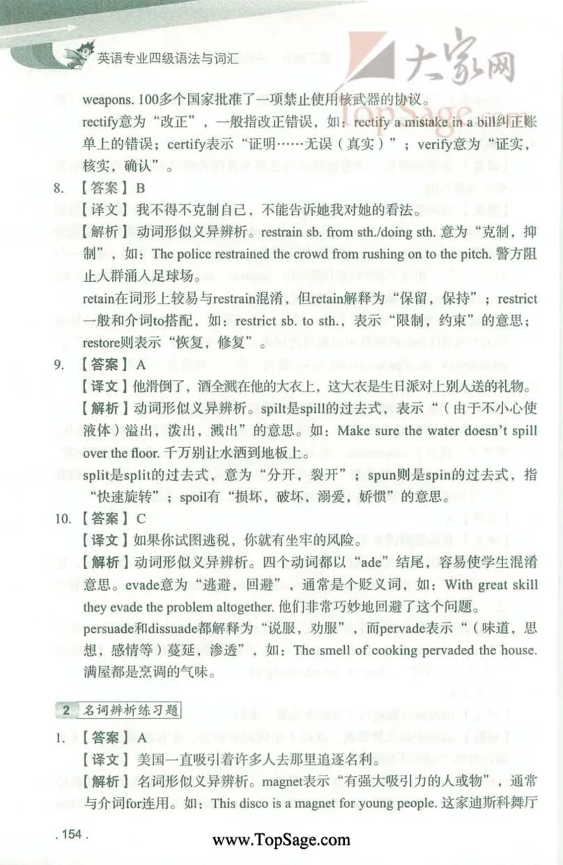 冲击波专业4级语法与词汇_2025专四专八真题及备考资料_2009-2024专四真题+备考资料_2024专四备考资料合辑（电子书）_24专四语法与词汇_2024冲击波系列专四语法与词汇