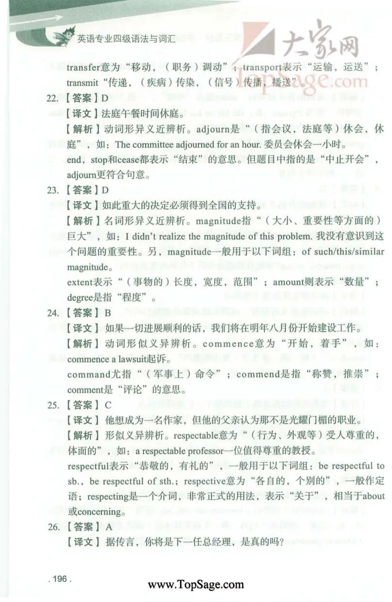 冲击波专业4级语法与词汇_2025专四专八真题及备考资料_2009-2024专四真题+备考资料_2024专四备考资料合辑（电子书）_24专四语法与词汇_2024冲击波系列专四语法与词汇