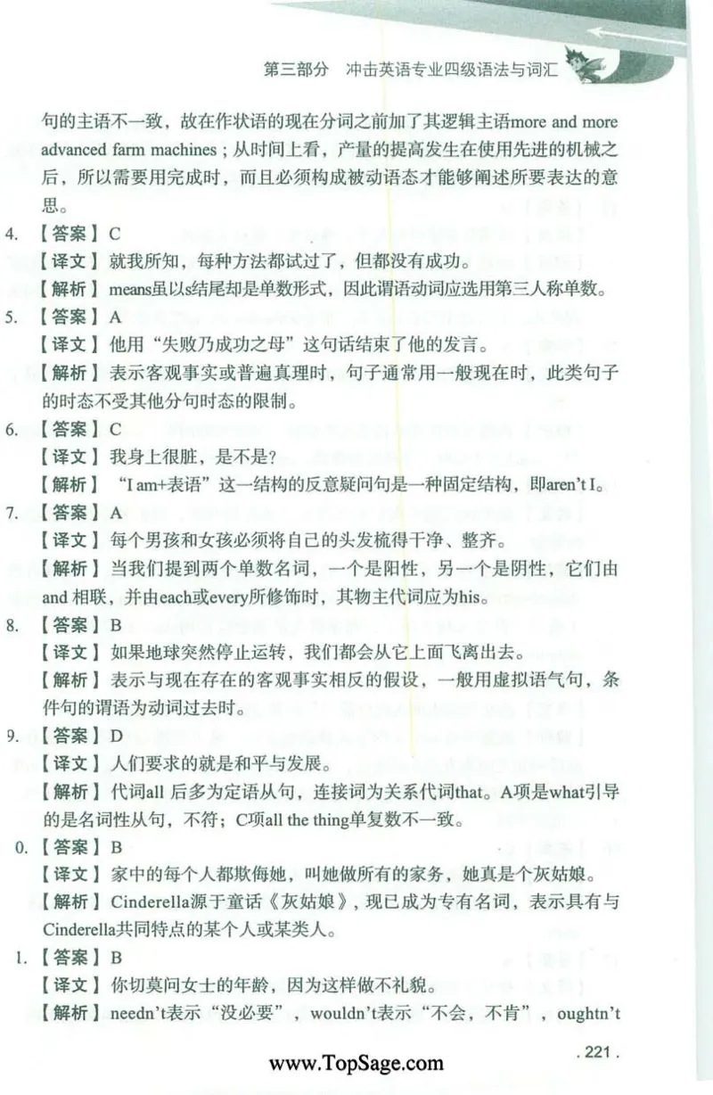 冲击波专业4级语法与词汇_2025专四专八真题及备考资料_2009-2024专四真题+备考资料_2024专四备考资料合辑（电子书）_24专四语法与词汇_2024冲击波系列专四语法与词汇