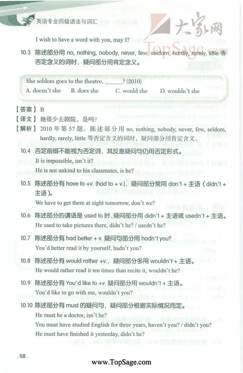 冲击波专业4级语法与词汇_2025专四专八真题及备考资料_2009-2024专四真题+备考资料_2024专四备考资料合辑（电子书）_24专四语法与词汇_2024冲击波系列专四语法与词汇
