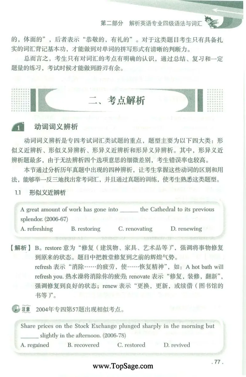 冲击波专业4级语法与词汇_2025专四专八真题及备考资料_2009-2024专四真题+备考资料_2024专四备考资料合辑（电子书）_24专四语法与词汇_2024冲击波系列专四语法与词汇