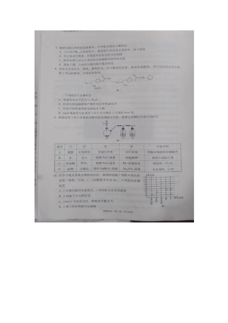 2023届&ldquo;3+3+3&rdquo;高考备考诊断性联考卷（二）理综_2024年2月_01每日更新_15号_2023届贵州省3+3+3高考备考诊断性联考（二）全科_2023届贵州省3+3+3高考备考诊断性联考（二）理综