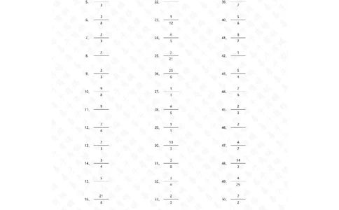 分数除法第61~80篇（初级）答案_编码0121-6年级数学口算计算_口算题（适合6年级）(1)_分数-除法（200篇）_（分数）除法初级（100篇）