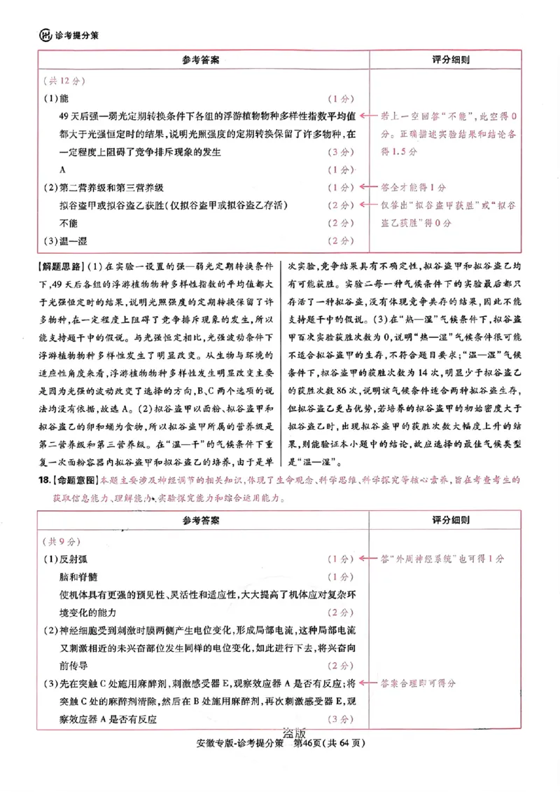 王后雄高考押题预测卷2024安徽专版诊考提分册_2024高考押题卷_22024王hou雄_（新高考）2024王后雄押题预测卷（分科版）_1.语文