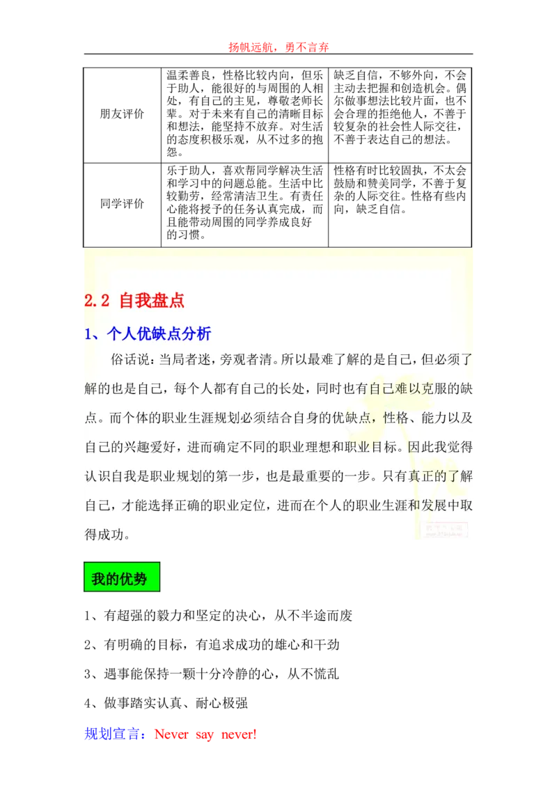 大学生学业生涯规划书-化工_E6-职业规划_33化学专业