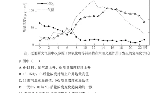 湖南省岳阳市岳阳县第一中学2024-2025学年高三上学期12月月考地理试题Word版无答案_2025年1月_250103湖南省岳阳市岳阳县第一中学2024-2025学年高三上学期12月月考