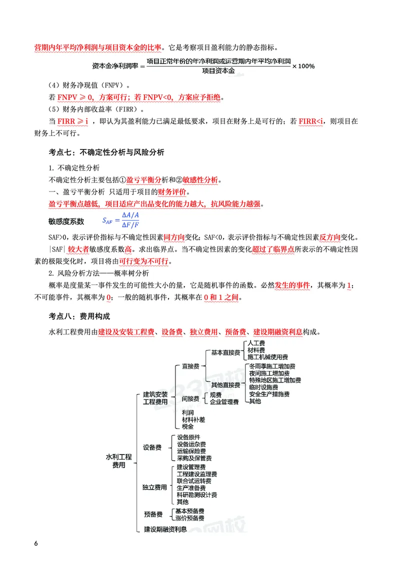 WM_2025年监理-水利控制-考前10页纸_监理工程师_2025监理工程师_2025年监理工程师-各大机构_2025年监理-水利目标_10.考前十页纸