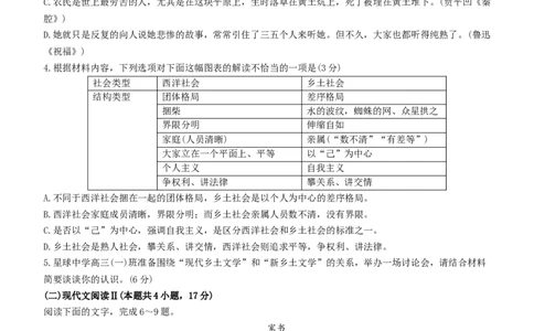 2024届河南省创新联盟TOP二十名校质检二(二模)语文(1)_2024年3月_013月合集_2024届河南省创新联盟TOP二十名校质检二(二模)