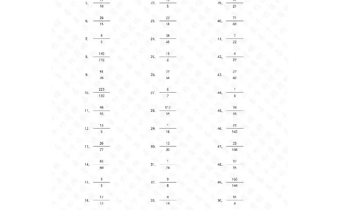 分数加减混合第21~40篇（高级）答案_编码0121-6年级数学口算计算_口算题（适合5年级）_分数-加减混合（280篇）_（分数）加减混合高级1~（100篇）