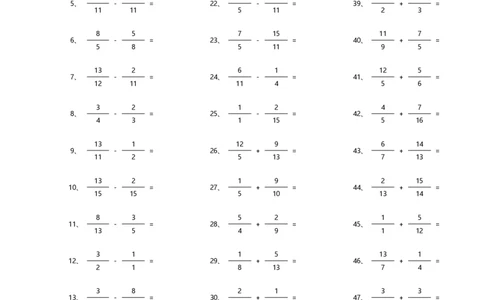 分数加减混合第81~100篇（高级）_编码0121-6年级数学口算计算_口算题（适合5年级）_分数-加减混合（280篇）_（分数）加减混合高级1~（100篇）