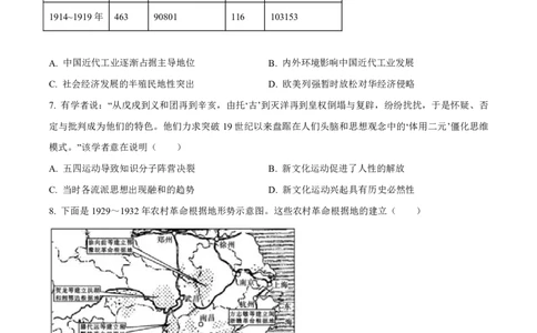 辽宁省名校协作体2023-2024学年高三上学期9月联考历史(1)_2023年9月_029月合集_2024届辽宁省名校协作体高三上学期9月联考