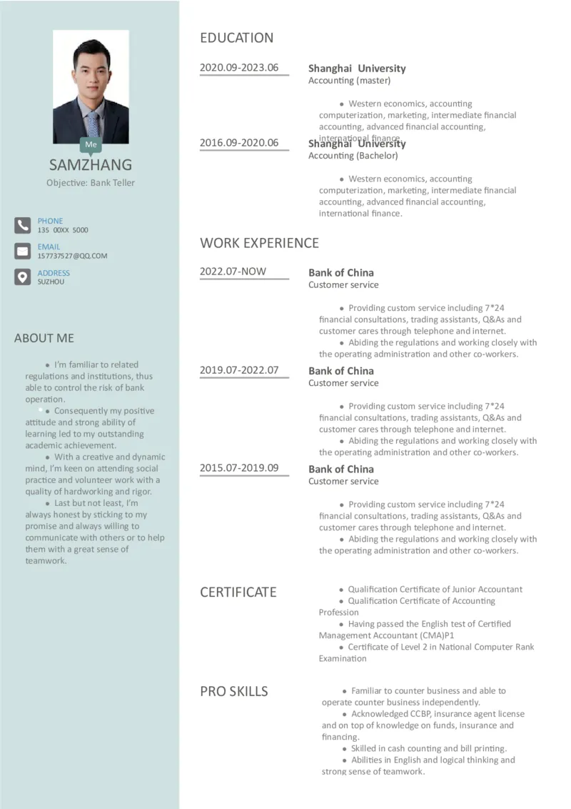 2高端简洁英文CV简历(62)_各类简历_简历模板(1)_英文简历模版86套2025版_