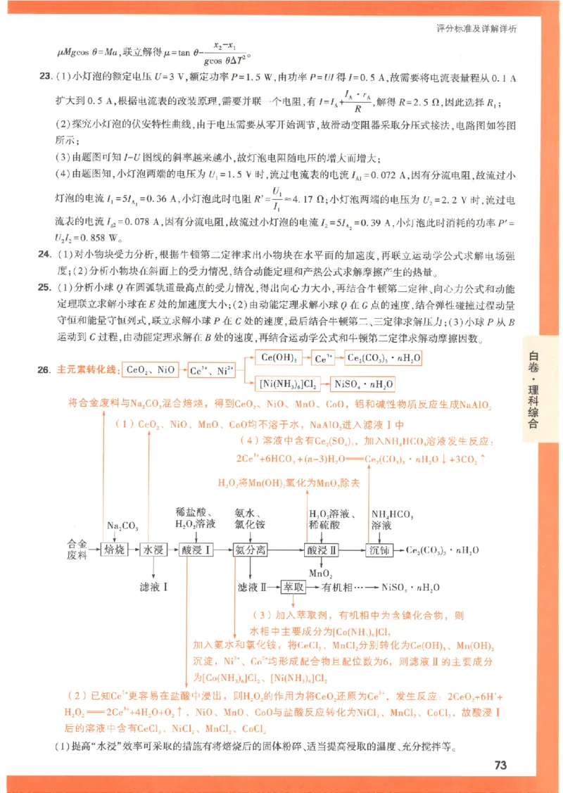 白卷答案-理科综合（全国版）_2023高考押题卷_腾远黑白卷（官方只发售理科及新高考版本）_理科版_2023年《腾远高考黑白卷》理科综合（全国版）