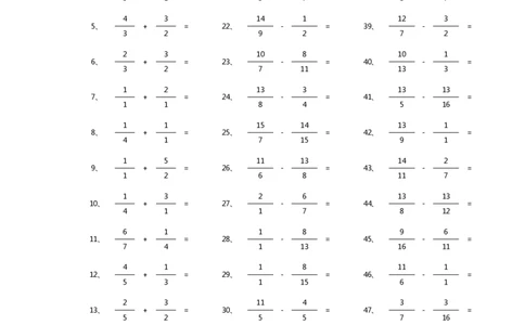 分数加减混合第11~30篇（初级）_编码0121-6年级数学口算计算_口算题（适合5年级）_分数-加减混合（280篇）_（分数）加减混合初级（100篇）