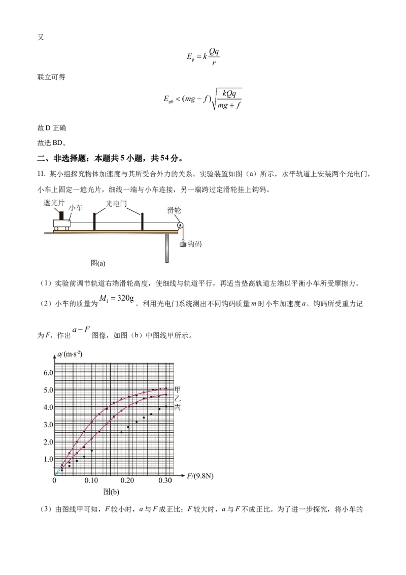 2024年高考江西卷物理真题（解析版）_高考真题全网收集_物理_2024年新高考江西卷物理高考真题解析（参考版）（第1，3，4，5，15题）