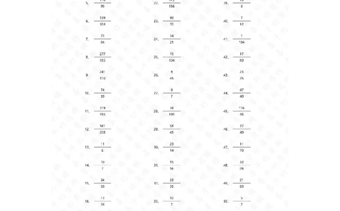 分数加减混合第41~60篇（高级）答案_编码0121-6年级数学口算计算_口算题（适合5年级）_分数-加减混合（280篇）_（分数）加减混合高级1~（100篇）