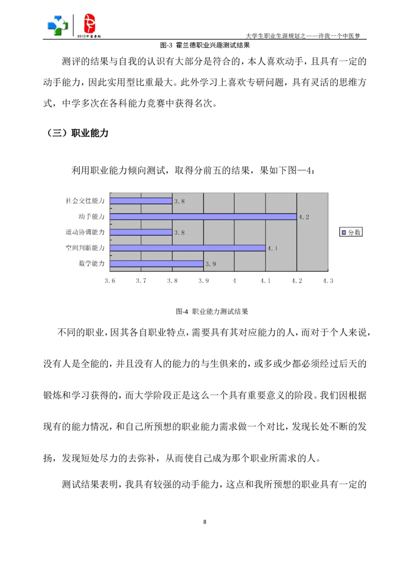 中医学生职业生涯规划_E6-职业规划_44医学专业