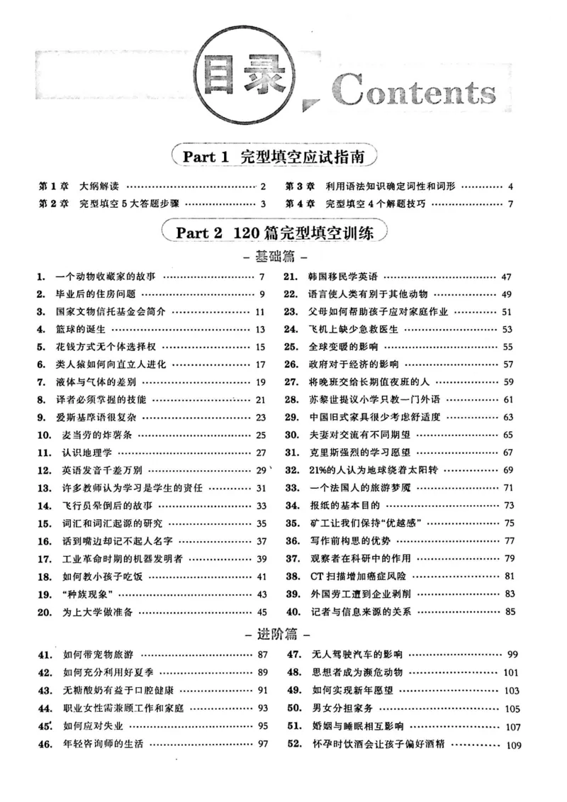 华研专四完形填空120篇_2025专四专八真题及备考资料_2009-2024专四真题+备考资料_2024专四备考资料合辑（电子书）_24专四完形填空_24华研专四完形填空120篇