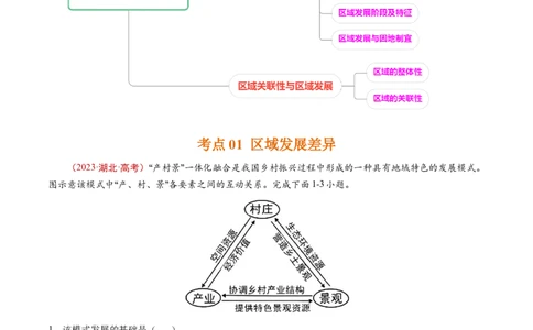 专题14区域与区域发展-五年（2019-2023）高考地理真题分项汇编（解析版）_赠送：2008-2024全套高考真题_高考地理真题_送高考地理五年真题(2019-2023)分项汇编（全国通用）