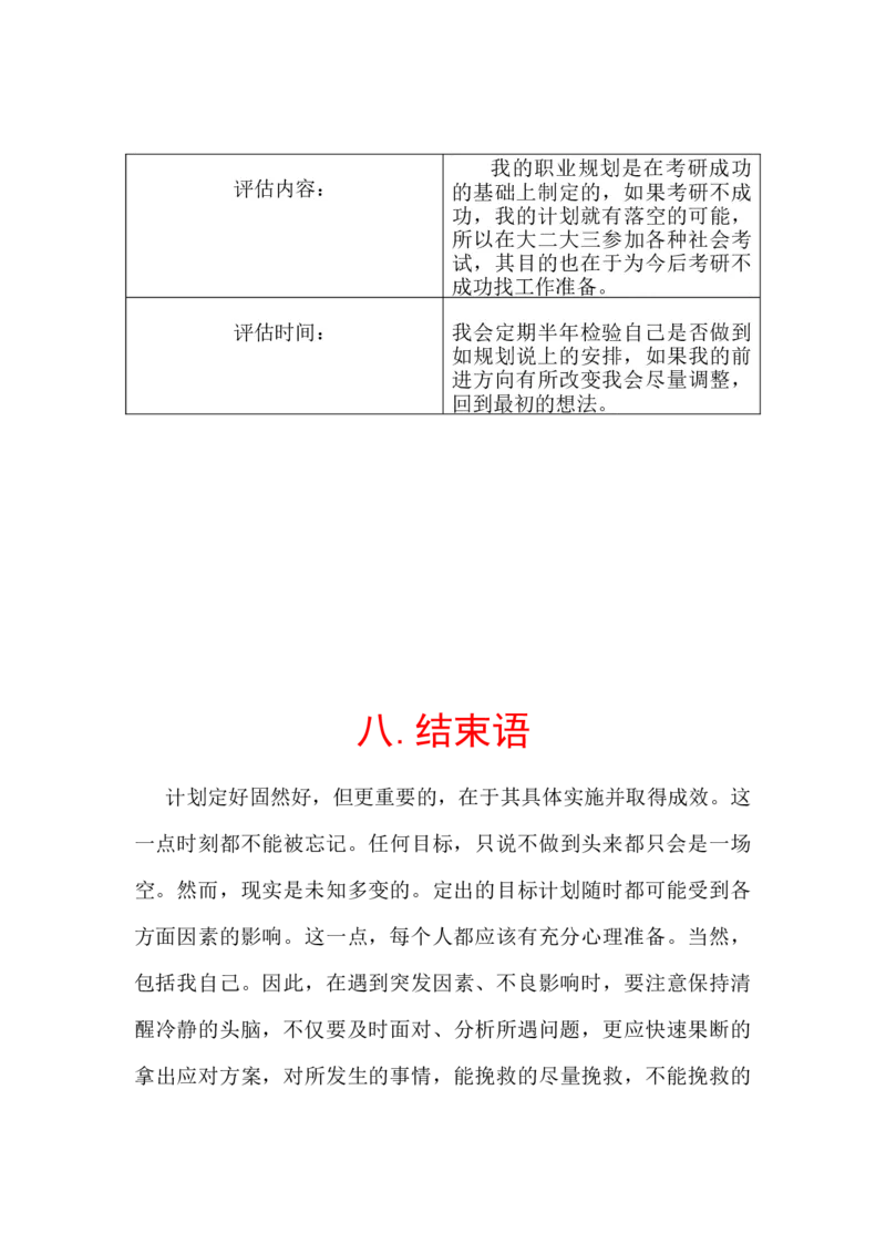 大学生职业生涯规划书--俄语教师_E6-职业规划_24外语专业