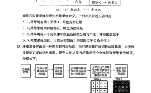 福建省漳州市2023-2024学年高三上学期第一次教学质量检测生物试题(1)_2023年9月_029月合集_2024届福建省漳州市高三上学期第一次教学质量检测