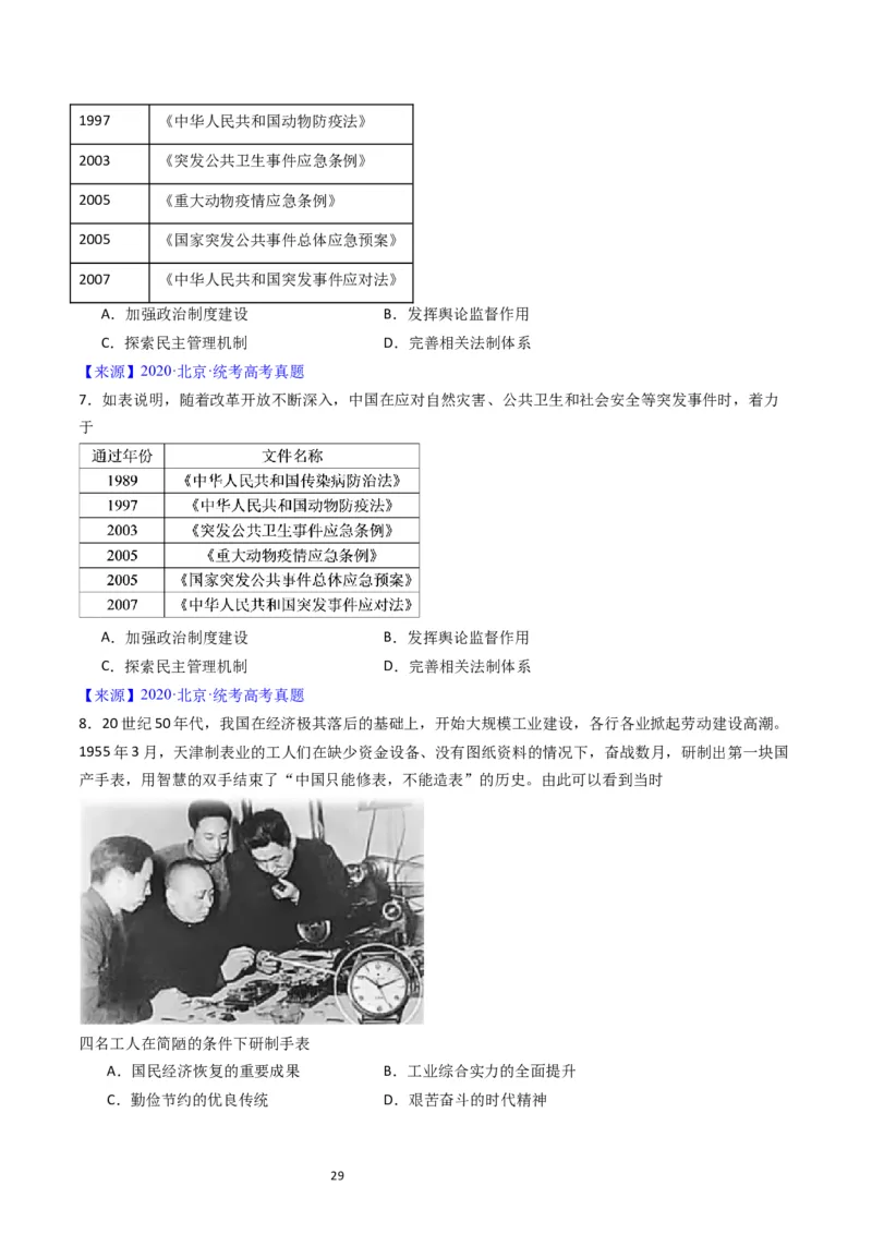 专题14选择性必修1国家制度与社会治理（原卷版）_赠送：2008-2024全套高考真题_高考历史真题_送高考历史五年真题(2019-2023)分项汇编（全国通用）