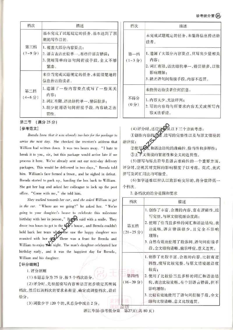 王后雄高考押题预测卷2024浙江专版诊考提分册_纯图版_2024高考押题卷_22024王hou雄_16王后雄押题_2024年王后雄高考押题预测卷（浙江专版）