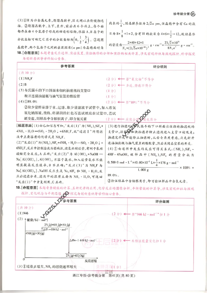 王后雄高考押题预测卷2024浙江专版诊考提分册_纯图版_2024高考押题卷_22024王hou雄_16王后雄押题_2024年王后雄高考押题预测卷（浙江专版）