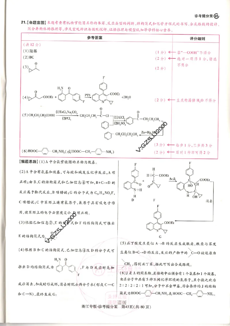 王后雄高考押题预测卷2024浙江专版诊考提分册_纯图版_2024高考押题卷_22024王hou雄_16王后雄押题_2024年王后雄高考押题预测卷（浙江专版）