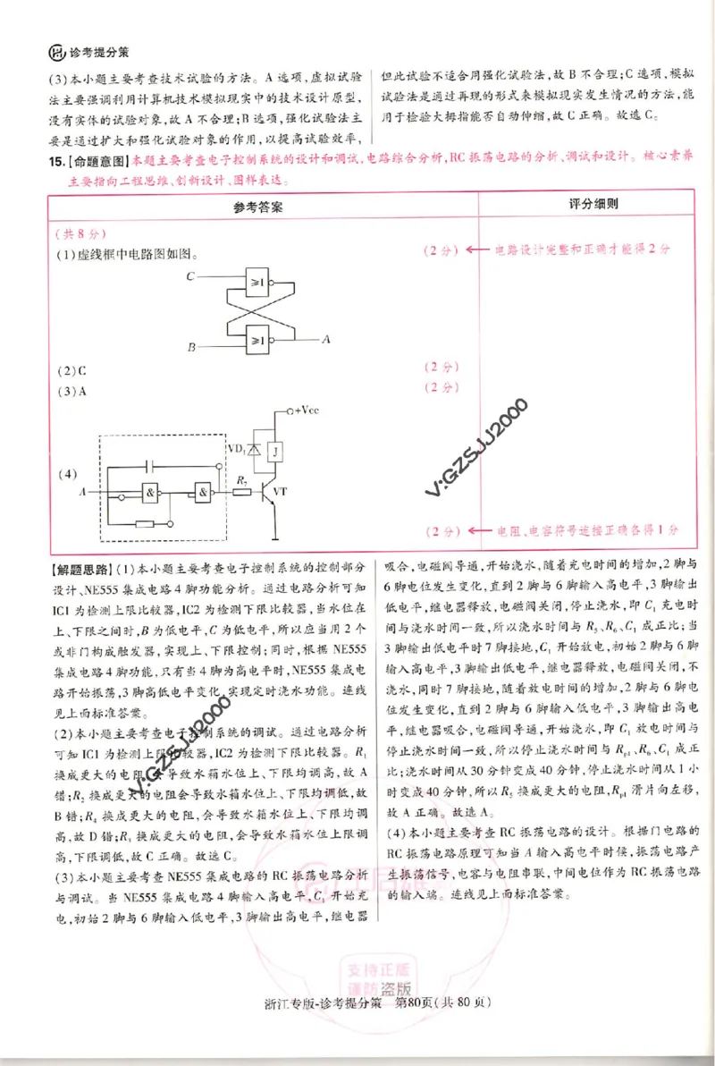 王后雄高考押题预测卷2024浙江专版诊考提分册_纯图版_2024高考押题卷_22024王hou雄_16王后雄押题_2024年王后雄高考押题预测卷（浙江专版）