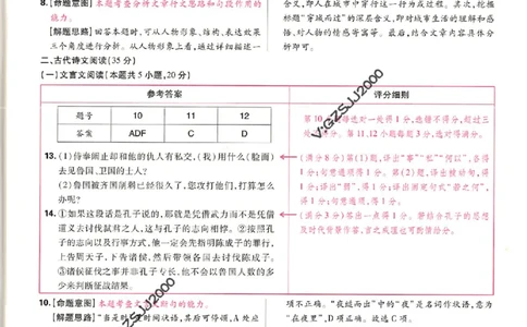 王后雄高考押题预测卷2024浙江专版诊考提分册_纯图版_2024高考押题卷_22024王hou雄_16王后雄押题_2024年王后雄高考押题预测卷（浙江专版）