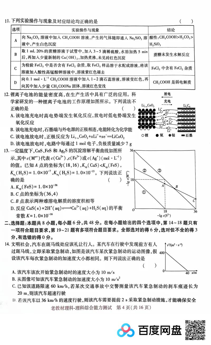 王后雄理综_2024高考押题卷_22024王hou雄_王后雄老教材理科-王后雄(陕西，四川，宁夏，青海，内蒙古)（语数英理综）_王后雄理科试卷(语数英，理综)