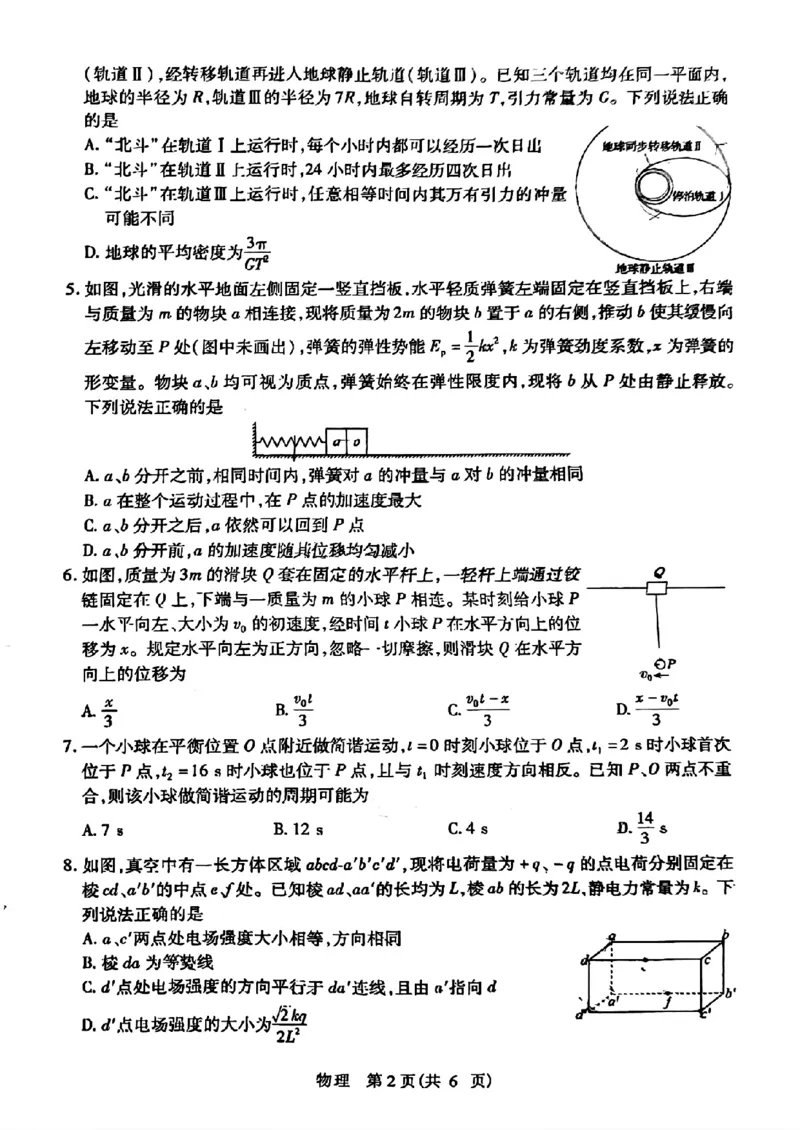 2024届山东省智慧上进高三5月大联考物理试卷+答案_2024年5月_01按日期_28号_2024届山东省智慧上进高三5月大联考