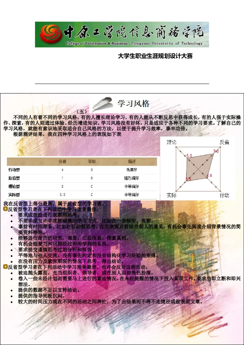 大学生职业生涯规划_E6-职业规划_39建筑学专业